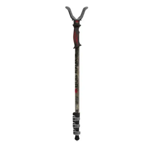 Střelecká hůl Adrenaline v provedení Camo je navržena pro maximální mobilitu, všestrannost a stabilitu - slouží také jako trekingová hůl!